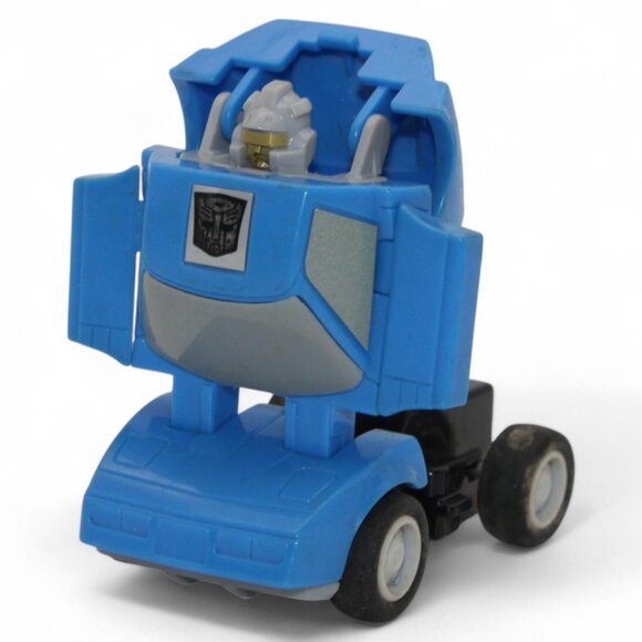 Vintage Transformers G1 Freeway 1985 Blue Mini Autobot Car/Robot Collectible Toy - Picture 3 of 9